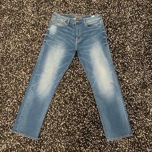 Men’s American Eagle 360 Extreme Flex Relaxed Straight Jeans Size 33x32